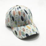 Women's Fashion Leaf Print Baseball Cap - Heritage cosmetics and beauty care