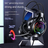 Silver Eagle Q7 Head-mounted Computer Earphone With Microphone Luminous Channel USB Gaming Headset Heritage cosmetics and beauty care