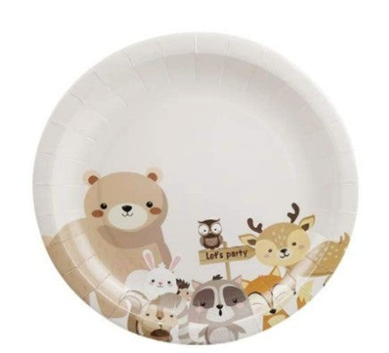 Printing Festive Paper Plate Tissue Cutlery Set - Heritage cosmetics and beauty care