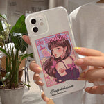 Fashion Personality Ladies Smoking Girl Phone Case Heritage cosmetics and beauty care