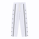 Casual Sports Breasted Pants Men's Loose Straight Trousers - Heritage cosmetics and beauty care