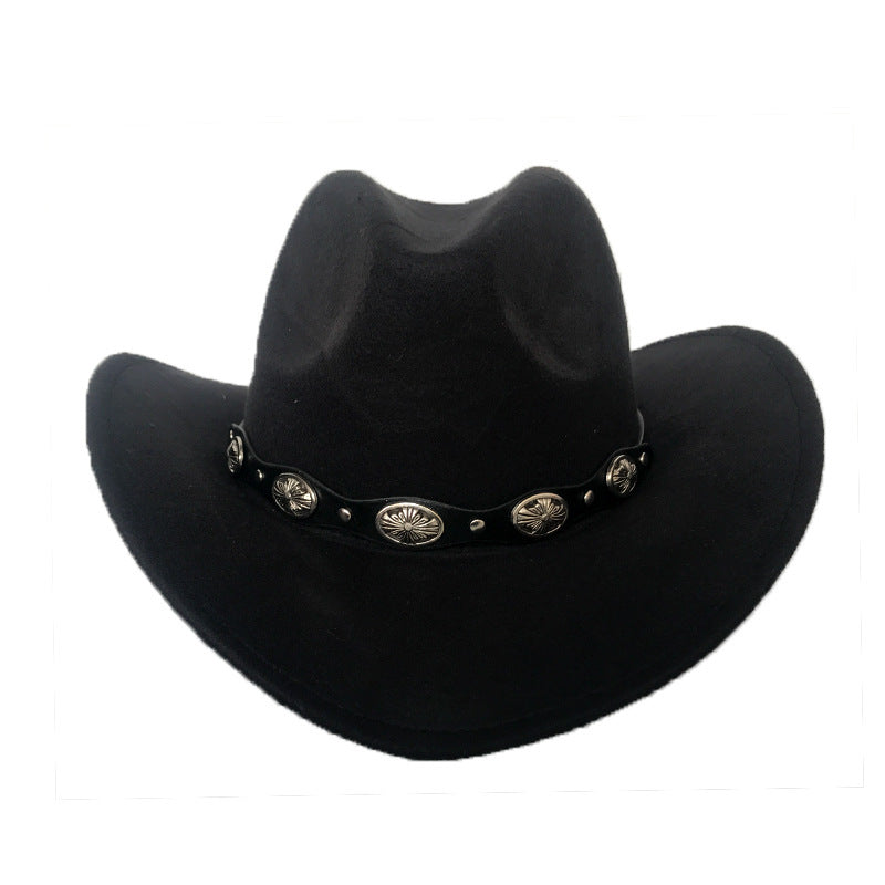 Punk Style Cowboy Hats And Felt For Men And Women - Heritage cosmetics and beauty care