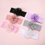 Cotton Elastic Baby Hair With Bow Flowers - Heritage cosmetics and beauty care