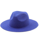 Large-Brimmed Straw Hat Men'S And Women'S Beach Jazz Hats - Heritage cosmetics and beauty care